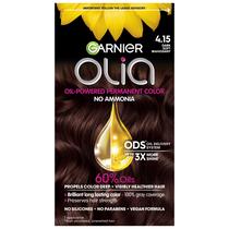 Tintura de Cabelo Garnier Olia 4.15 - Mogno Escuro Sem Amônia