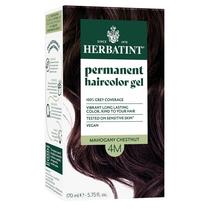Tintura de cabelo Herbatint 4M Mahogany Chestnut 170 ml vegana sem amônia