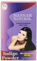 Tintura de cabelo Indigo em pó Hannah Natural 100% Pure 100g