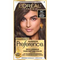 Tintura de cabelo L'Oreal Paris Superior Preference 5C Castanho Médio Tintura de cabelo L'Oreal Paris Superior Preference 5C Castanho Médio