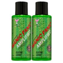 Tintura de cabelo MANIC PANIC Electric Lizard Green Amplified 2PK Tintura de cabelo MANIC PANIC Electric Lizard Green Amplified 2PK