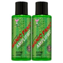 Tintura de cabelo MANIC PANIC Electric Lizard Green Amplified 2PK