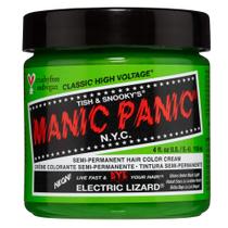 Tintura de cabelo MANIC PANIC Electric Lizard Green High Voltage 118mL