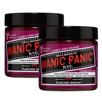 Tintura de cabelo MANIC PANIC Fuschia Shock Classic High Voltage 2PK
