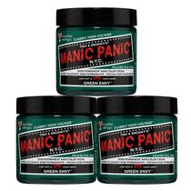 Tintura de Cabelo Manic Panic Green Envy - Kit com 3 Unidades
