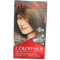 Tintura de cabelo Revlon ColorSilk Beautiful Color 41 Marrom médio