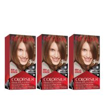 Tintura de cabelo Revlon Colorsilk Beautiful Color 51 Castanho claro x3