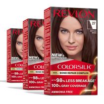 Tintura de cabelo Revlon ColorSilk com Bond Repair Complex 27 Brown Tintura de cabelo Revlon ColorSilk com Bond Repair Complex 27 Brown