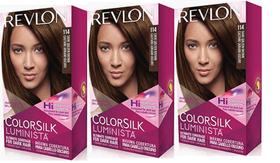 Tintura de Cabelo Revlon Colorsilk Luminista - Castanho Dourado Escuro (3 Unidades)