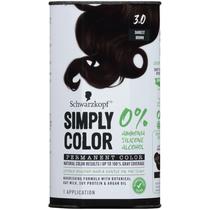 Tintura de cabelo Schwarzkopf Simply Color 3.0 Darkest Brown