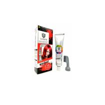 Tintura de cabelo temporária Fantasy Red 901 61 ml com aplicador de pente