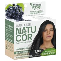 Tintura Em Pó Natucor Preto Intenso 1.00
