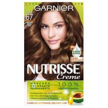Tintura Garnier NUTRISSE 67 Louro Escuro Dourado Acaju 150ml Tintura Garnier NUTRISSE 67 Louro Escuro Dourado Acaju 150ml