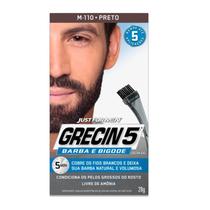 Tintura Gel Grecin 5 Barba e Bigode Preto 28g