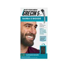 Tintura Grecin Barba e Bigode M-100 Castanho Escuro Tintura Grecin Barba e Bigode M-100 Castanho Escuro