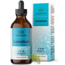 Tintura HERBAMAMA Lomatium Dissectum - Extrato 56mL para Limpeza Pulmonar