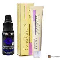 Tintura Hipoalergênica Alergoshop Cor 7.0 Louro Médio 60g + Água oxigenada vol. 20 Tintura Hipoalergênica Alergoshop Cor 7.0 Louro Médio 60g + Água oxigenada vol. 20