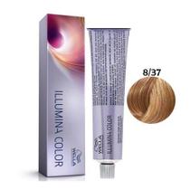 Tintura Illumina Color 8/37 Louro Claro Dourado Marrom 60ml Wella Tintura Illumina Color 8/37 Louro Claro Dourado Marrom 60ml Wella