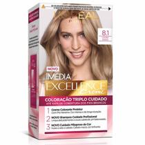 Tintura Imedia Coloração Creme Louro Sueco 8.1