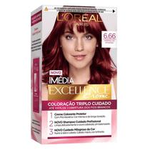 Tintura Imedia Coloração Creme Vermelho Intenso 666 Tintura Imedia Coloração Creme Vermelho Intenso 666