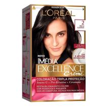 Tintura Imédia Excellence 2 Preto Clássico 47g - Loréal Imédia