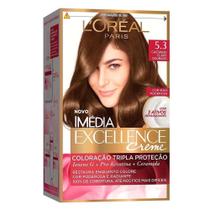 Tintura Imédia Excellence 5.3 Castanho Claro Dourado 47g