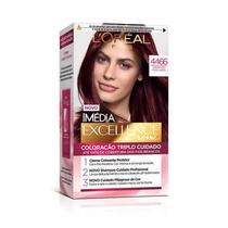 Tintura Imédia Excellence LOréal Paris 4466 Vermelho Profundo