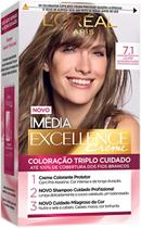 Tintura Imedia Loréal 7.1 Louro Acinzentado