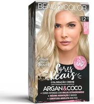 Tintura Kit Beauty Color 12.1 Louro Muito Claro Cinza Especial