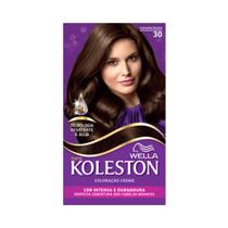 TINTURA KOLESTON 30 CASTANHO ESCURO - Coloração com Tratamento Gloss Intenso TINTURA KOLESTON 30 CASTANHO ESCURO - Coloração com Tratamento Gloss Intenso