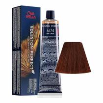 Tintura Koleston Perfect Me+ 6/74 Loiro Escuro Castanho Vermelho 60 ml Wella