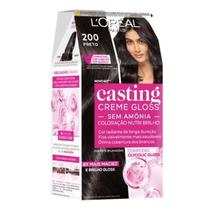 Tintura L'Oréal Casting Creme Gloss 200 Preto