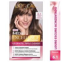 Tintura L'Oreal Imedia Excellence Creme Nº 6.1 Louro Escuro Acinzentado