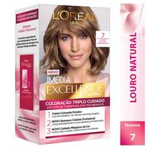 Tintura L'Oreal Imedia Excellence Creme Nº 7 Louro Natural