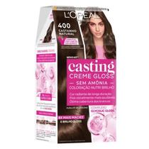 Tintura L'Oréal Paris Casting Creme Gloss 400 Castanho Natural Tintura L'Oréal Paris Casting Creme Gloss 400 Castanho Natural
