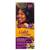 Tintura Light Color 1.0 Preto ulado Un Salon Line