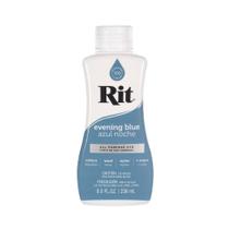 Tintura líquida para tecido Rit Dye Evening Blue 240 mL (1 pacote) Tintura líquida para tecido Rit Dye Evening Blue 240 mL (1 pacote)