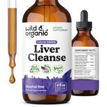 Tintura Liver Cleanse Detox de Cardo Mariano Selvagem e Orgânica 120mL