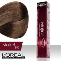 Tintura Majirel L'oreal 8,0 Louro claro natural profundo