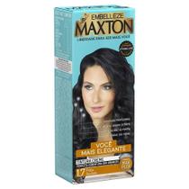 Tintura Maxton Kit Prático Preto Azulado 1.7