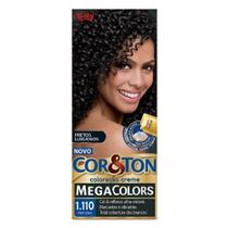 Tintura MegaColors 1.110 Preto Onix 50g - Cor & Ton Tintura MegaColors 1.110 Preto Onix 50g - Cor & Ton