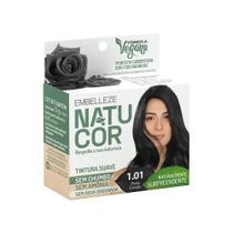 TINTURA NATUCOR 1.01 PRETO CARVÃO SURPREENDENTE - Coloração Capilar TINTURA NATUCOR 1.01 PRETO CARVÃO SURPREENDENTE - Coloração Capilar