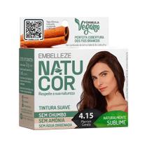 TINTURA NATUCOR 4.15 MARROM CANELA - Coloração Vegana TINTURA NATUCOR 4.15 MARROM CANELA - Coloração Vegana