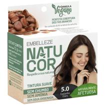 TINTURA NATUCOR 5.0 CASTANHO CLARO AFETUOSA - Embelleze TINTURA NATUCOR 5.0 CASTANHO CLARO AFETUOSA - Embelleze