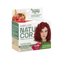 Tintura Natucor Ind 6.66 Vermelho Cereja Tintura Natucor Ind 6.66 Vermelho Cereja