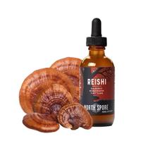 Tintura North Spore Organic Reishi Mushroom 60 ml, extratos corporais 100% frutíferos