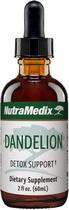 Tintura NutraMedix Dandelion Detox Support 60 mL para a saúde do fígado