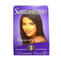 Tintura para Cabelo 3 Castanho Escuro 1,45g - Tablet Santantonio