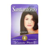 Tintura Para Cabelo 4 Castanho Médio Tablet Santantonio