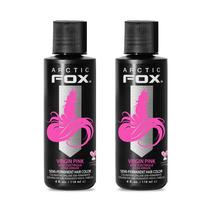Tintura para cabelo Arctic Fox Virgin Pink 120 ml (pacote com 2) Tintura para cabelo Arctic Fox Virgin Pink 120 ml (pacote com 2)